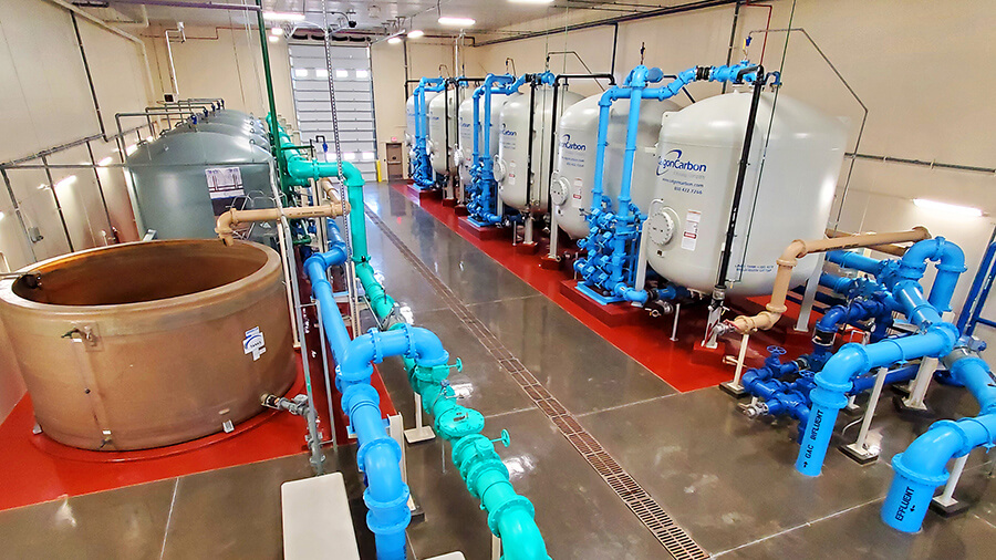 To address PFAS in the city of Bemidji's water supply, Barr designed an 8,500-square-foot plant for fast-track construction. The plant began continuous operations in March 2021—only 14 months after the start of design.
