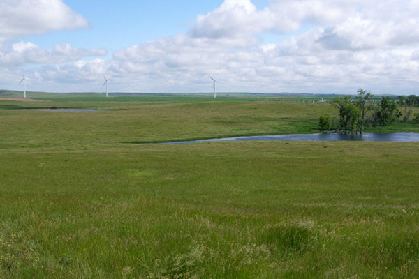 Bison wind farm in central North Dakota.
