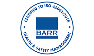 Barr’s health and safety management system now certified to ISO 45001:2018