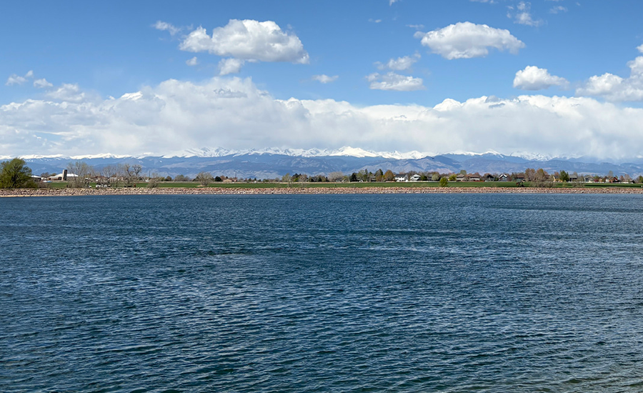 Milavec Reservoir in Frederick, Colorado.