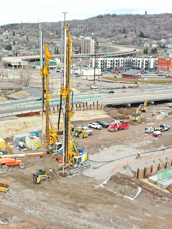 The Minnesota Department of Transportation’s Twin Ports Interchange project modernized a critical freight and commuter corridor in Duluth, Minnesota.